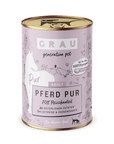 Grau Hund Pferd Pur