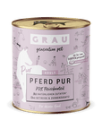 Grau Hund Pferd Pur