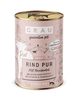 Grau Hund Rind Pur