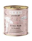 Grau Hund Rind Pur