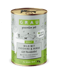 Grau Hund Wild mit Zucchini & Hirse