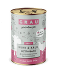 Grau Katze Huhn & Kalb