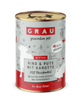 Grau Kitten Rind, Pute & Karotte