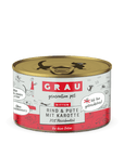 Grau Kitten Rind, Pute & Karotte
