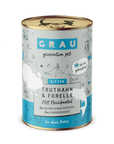 Grau Kitten Truthahn & Forelle