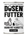 Schnauze & Co. Dosenfutter® Huhn & Karotte (6 x)
