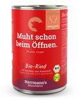 Herrmanns Hund Erwachsen Bio-Rind, Karotten, Amaranth, Sellerie