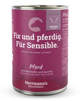 Herrmanns Hund Sensible Pferd, Süßkartof., Zucchini, Borretschöl