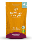 Herrmanns Hund Welpe Bio-Gans, Spinat, Kartoffeln, Bio Beeren