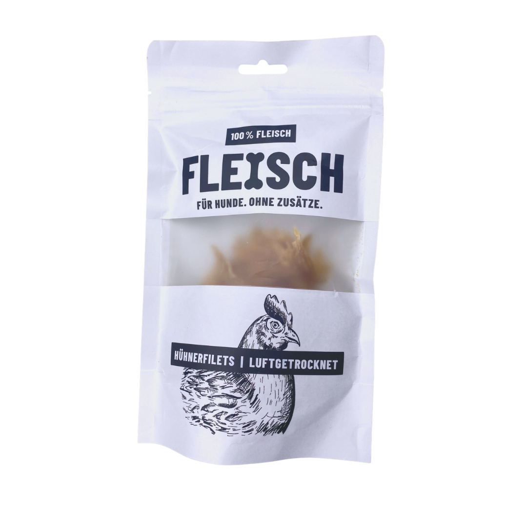 Schnauze & Co. FLEISCH Hühnerbrustfilet schonend ofengetrocknet (75 g)
