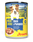 Josera Meat Lovers Menu Duck & Pumpkin Hundenassfutter, Dose Frontansicht