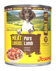 Josera Meat Lovers Pure Lamb Hundenassfutter mit 68 % Lamm, 800-g-Dose