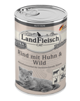 Landfleisch Cat Kitten Pastete Rind mit Huhn & Wild