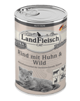 Landfleisch Cat Kitten Pastete Rind mit Huhn & Wild zoo-de