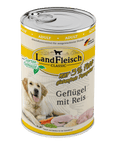 Landfleisch Dog Classic Geflügel mit Reis und Gartengemüse extra mager zoo-de