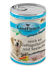 Landfleisch Dog Classic Geflügelherzen und Seelachs mit Gartengemüse zoo-de