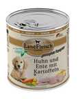Landfleisch Dog Classic Junior Huhn und Ente und Kartoffeln mit Gartengemüse zoo-de