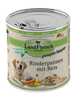 Landfleisch Dog Classic Rinderpansen mit Reis und Gartengemüse zoo-de