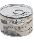 Landfleisch Cat Kitten Pastete Rind mit Huhn & Wild zoo-de