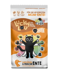 Artikel mit dem Namen Lucky Lou Adult Geflügel & Ente im Shop von zoo.de , dem Onlineshop für nachhaltiges Hundefutter und Katzenfutter.