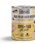 Artikel mit dem Namen MAC's CAT Huhn PUR mit ganzen Geflügelherzen im Shop von zoo.de , dem Onlineshop für nachhaltiges Hundefutter und Katzenfutter.