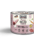 Artikel mit dem Namen MAC's DOG Puppy Rind & Ziege im Shop von zoo.de , dem Onlineshop für nachhaltiges Hundefutter und Katzenfutter.