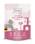 Artikel mit dem Namen MjAMjAM - Katze - DUO Ente, Hühnchen & Möhrchen im Shop von zoo.de , dem Onlineshop für nachhaltiges Hundefutter und Katzenfutter.