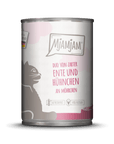 Artikel mit dem Namen MjAMjAM - Katze - DUO Ente, Hühnchen & Möhrchen im Shop von zoo.de , dem Onlineshop für nachhaltiges Hundefutter und Katzenfutter.