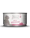 Artikel mit dem Namen MjAMjAM - Katze - DUO Ente, Hühnchen & Möhrchen im Shop von zoo.de , dem Onlineshop für nachhaltiges Hundefutter und Katzenfutter.