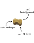 Artikel mit dem Namen NutriQM Hund Snack Gelenk Plus Grünlippmuschel im Shop von zoo.de , dem Onlineshop für nachhaltiges Hundefutter und Katzenfutter.