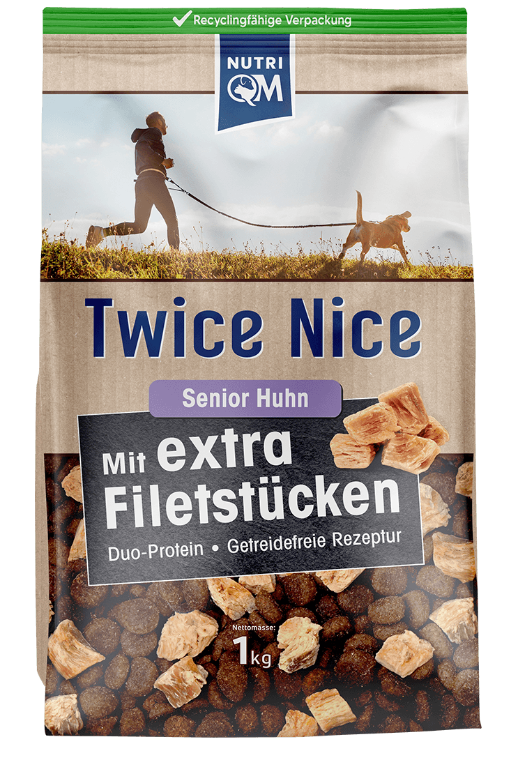 NutriQM Hund Twice Nice Senior – Trockenfutter getreidefrei – zoo.de