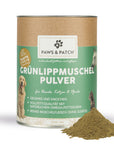 PAWS & PATCH GRÜNLIPPMUSCHEL Pulver für Hunde, Katzen und Pferde zoo-de