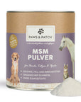 PAWS & PATCH MSM Pulver für Hunde, Katzen und Pferde zoo-de