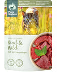 Pure Nature Adult Rind & Wild mit Katzenminze, Nassfutter