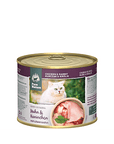 Pure Nature wet cat food can chicken rabbit dandelion
