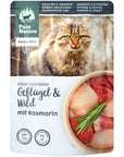 Pure Nature Katze Senior Geflügel & Wild mit Rosmarin, Nassfutter