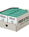 FELIA Hirsch Nassfutter für Katzen, Karton mit 10 x 190 g Tetra Pak