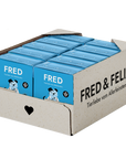 FRED VET Adipositas Nassfutter für Hunde, Karton mit 10 x 390 g Tetra Pak