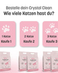 KatKare - Crystal Clean - Smarte Katzenstreu mit Gesundheitsindikator