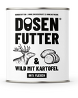 Schnauze & Co. Dosenfutter® Wild & Kartoffel (6 x)