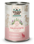 Wildes Land Katze Kalb und Ente