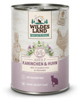 Wildes Land Katze Kaninchen und Huhn mit Distelöl