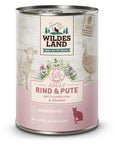Wildes Land Katze Rind und Pute mit Distelöl