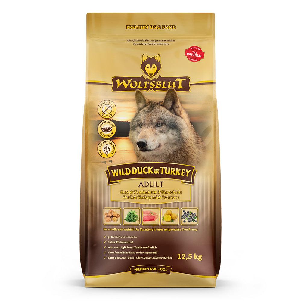 Wolfsblut Wild Duck & Turkey Adult - Ente & Truthahn mit Kartoffel