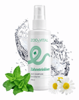zooVital Zahnsteinlöser spray bottle with mint and chamomile ingredients