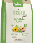 Artikel mit dem Namen Bosch Dog HPC Vegan Adult Kartoffel & Erbsen im Shop von zoo.de , dem Onlineshop für nachhaltiges Hundefutter und Katzenfutter.