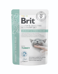 Brit Veterinary Diet Cat Urinary and Stress Relief Fillets 12 x 85 g