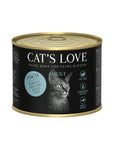 Artikel mit dem Namen CATSLOVE Fisch Pur im Shop von zoo.de , dem Onlineshop für nachhaltiges Hundefutter und Katzenfutter.