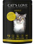 Artikel mit dem Namen CATSLOVE Kalb&Truthahn Pur im Shop von zoo.de , dem Onlineshop für nachhaltiges Hundefutter und Katzenfutter.