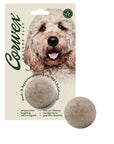 Corwex Nature Play Filzball 6 cm, grau, Verpackung mit Produkt